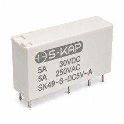 S-kap SK49-S-DC5V-A 5V 5A SPDT PCB Relay