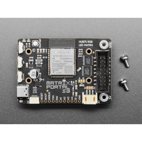 Adafruit Matrix Portal S3 ESP32-S3 based HUB75 RGB MAtrix Driver Board CircuitPython Powered Internet Display (MPN : 5778) Adafruit Matrix Portal S3 ESP32-S3 based HUB75 RGB MAtrix Driver Board CircuitPython Powered Internet Display (MPN : 5778)