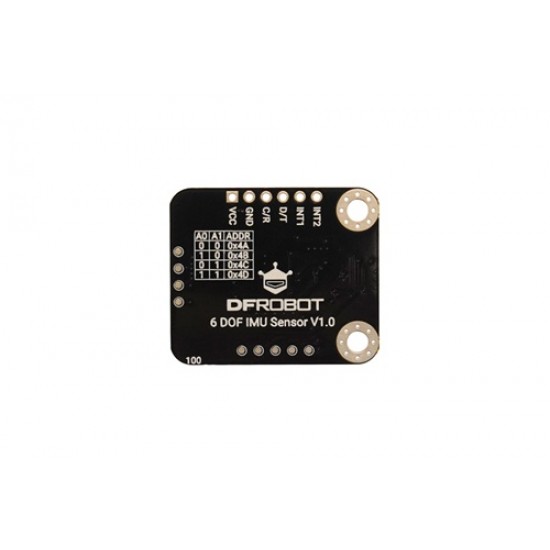 DF ROBOT Gravity: 6DOF IMU Sensor for Motion & Gesture Detection (I2C / UART, Plug & Play) (MPN:SEN0692) DF ROBOT Gravity: 6DOF IMU Sensor for Motion & Gesture Detection (I2C / UART, Plug & Play) (MPN:SEN0692)