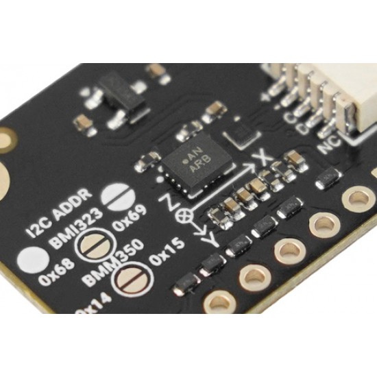 DF ROBOT Fermion: Compact 9DOF IMU Sensor for Motion & Heading Integration (24×19 mm, I2C, Breakout) (MPN:SEN0695) DF ROBOT Fermion: Compact 9DOF IMU Sensor for Motion & Heading Integration (24×19 mm, I2C, Breakout) (MPN:SEN0695)