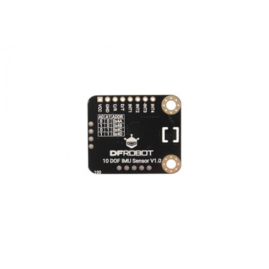 DF ROBOT Gravity: 10DOF IMU Sensor for Motion, Heading & Altitude Changes (I2C / UART, Plug & Play) (MPN:SEN0696) DF ROBOT Gravity: 10DOF IMU Sensor for Motion, Heading & Altitude Changes (I2C / UART, Plug & Play) (MPN:SEN0696)