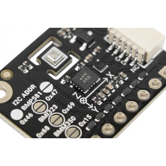 DF ROBOT Fermion: Compact 10DOF IMU Sensor for Motion, Heading & Pressure Sensing (24×19mm, I2C, Breakout) (MPN:SEN0697)