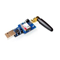 USB To GSM Serial GPRS SIM800C Module Wireless Bluetooth Board Sim900A Computer Control Calling With Antenna