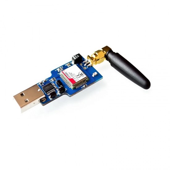 USB To GSM Serial GPRS SIM800C Module Wireless Bluetooth Board Sim900A Computer Control Calling With Antenna