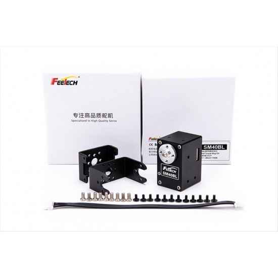 Feetech SM-40BL-C001 12V 40KG RS485 Serial Bus Servo Motor