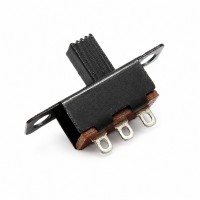 Miniature Slide Switch – SPDT 3 Pin On/On – Panel Mount with Metal Bracket