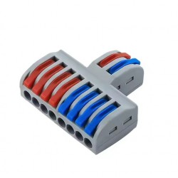 SPL-82 - 8:2 Splicing Connector Terminal, Lever Spring Lock - 28-12 AWG SPL-82 - 8:2 Splicing Connector Terminal, Lever Spring Lock - 28-12 AWG