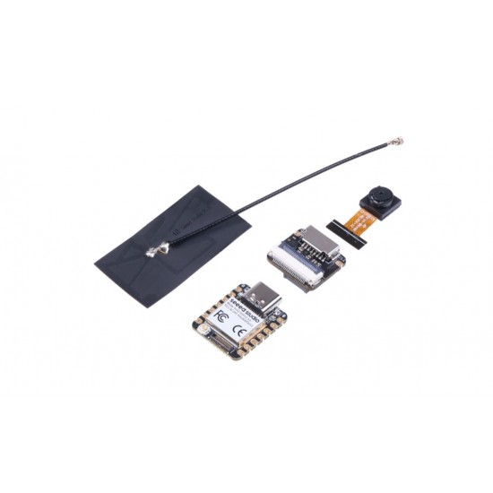 Seeed Studio XIAO ESP32 S3 Sense - 2.4GHz Wi-Fi, BLE 5.0, OV2640 Camera Sensor, Digital Microphone, 8MB PSRAM, 8MB Flash, Battery Charge Supported, Rich Interface, IoT, Embedded ML