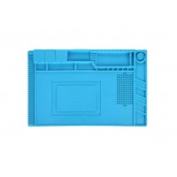 Silicone Mat for Electronics Repair Workbench, Antistatic, Heat resistant  500°C, Magnetic Holder  45cm x 30cm