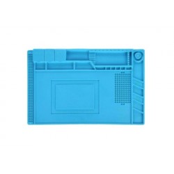 Silicone Mat for Electronics Repair Workbench, Antistatic, Heat resistant  500°C, Magnetic Holder  45cm x 30cm