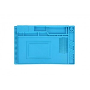 Silicone Mat for Electronics Repair Workbench, Antistatic, Heat resistant  500°C, Magnetic Holder  45cm x 30cm