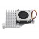 Active Cooler for Raspberry Pi 5 – Aluminum Heatsink With Thermal Pads (Silver Color)