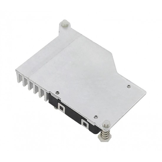 Active Cooler for Raspberry Pi 5 – Aluminum Heatsink With Thermal Pads (Silver Color)