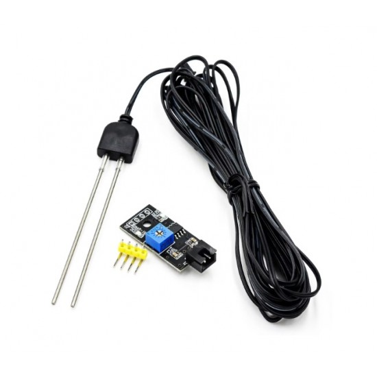 Soil Moisture Detector Sensor Module With 5 Meter Corrosion Resistant Probe Cable