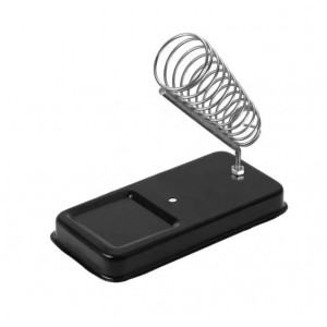 Metal Soldering Iron Stand - Flat Base - Black Color Metal Soldering Iron Stand - Flat Base - Black Color