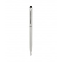 Metallic Touch Screen Stylus Pen With Integrated Ballpoint for Capacitive Touch Screens