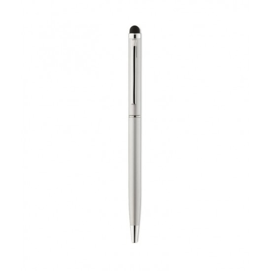 Metallic Touch Screen Stylus Pen With Integrated Ballpoint for Capacitive Touch Screens
