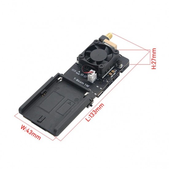 LILYGO T-Beam 1W ESP32-53FN8 + SX1262 868MHz Wireless Wi-FI Bluetooth Development Board with 1.3inch OLED Display [H768]