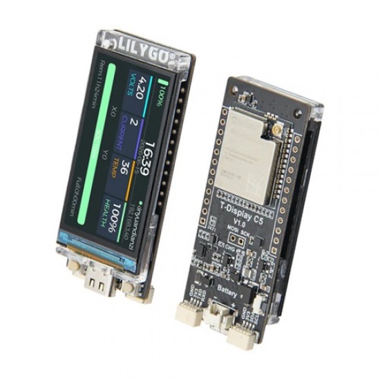 LILYGO T-Display C5 ESP32-C5 Wi-Fi 6 & Bluetooth 5 Development Board with 1.14inch IPS Display [H815]