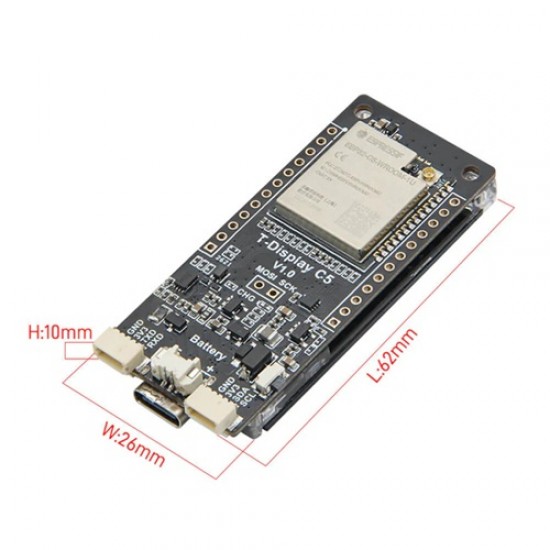 LILYGO T-Display C5 ESP32-C5 Wi-Fi 6 & Bluetooth 5 Development Board with 1.14inch IPS Display [H815]