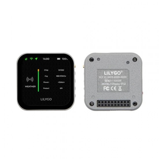 LILYGO T-Display SF32 SiFli SF32LB52X + SX1262 868MHz LoRa Wireless Development Board with 2.16inch Capacitive Touch AMOLED Display [H782]