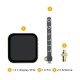 LILYGO T-Display SF32 SiFli SF32LB52X + SX1262 868MHz LoRa Wireless Development Board with 2.16inch Capacitive Touch AMOLED Display [H782]