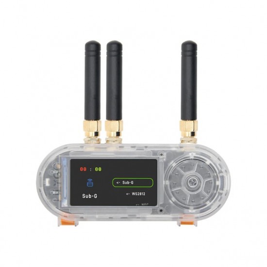 LILLYGO T-Embed CC1101 Plus ESP32-S3 + nRF24L01 + PN532 NFC/RFID Wireless Transceiver Module With 1.9inch IPS LCD Display (With External Antenna's) (K268-01)