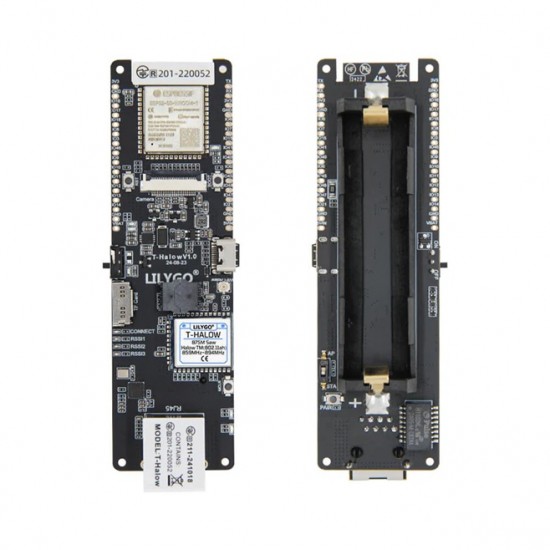 LILYGO T-Halow V1.0 ESP32-S3 + 868MHz LoRa + RJ45 Port Wireless Development Board (H766) LILYGO T-Halow V1.0 ESP32-S3 + 868MHz LoRa + RJ45 Port Wireless Development Board (H766)