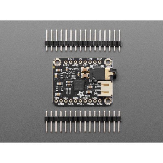 Adafruit TLV320DAC3100 I2S Audio DAC Board with Headphone and Speaker Out Adafruit TLV320DAC3100 I2S Audio DAC Board with Headphone and Speaker Out