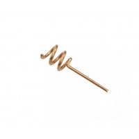 TX2400-TH-23Z 2.4GHz 1dBi Brass Straight Spring Antenna