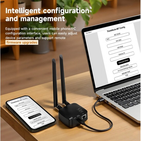 Elecrow ThinkNode M7 Meshtastic Wireless Communication Gateway, Support PoE Power, Powered By ESP32-S3 and LR1110 - Support 868MHz/915MHz Band