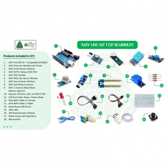 ADIY UNO R3 Beginner kit ADIY UNO R3 Beginner kit