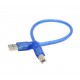 USB Type A to B Male Cable - 30 CM Cable Length