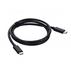 USB Type C to C Male Cable - USB C Data Cable - 1 Meter Cable Length - Black USB Type C to C Male Cable - USB C Data Cable - 1 Meter Cable Length - Black