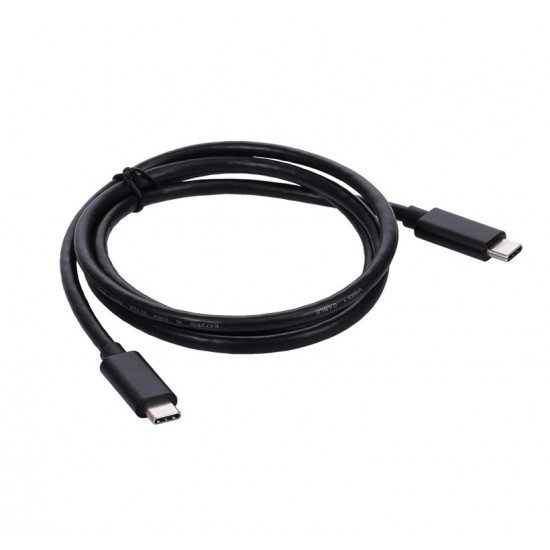 USB Type C to C Male Cable - USB C Data Cable - 1 Meter Cable Length - Black