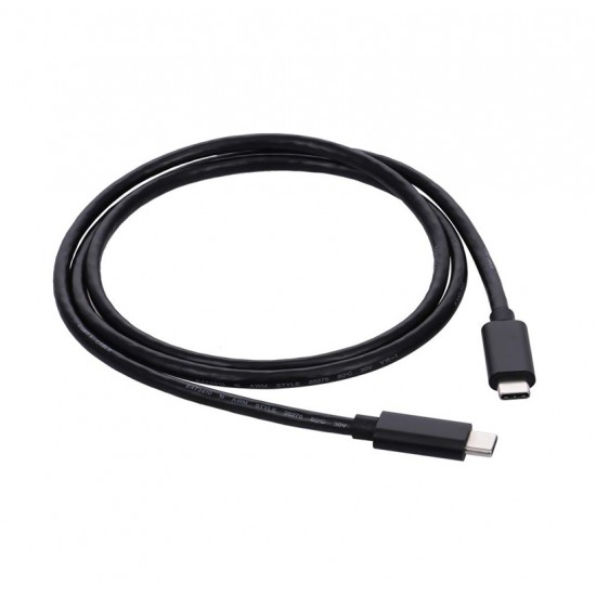 USB Type C to C Male Cable - USB C Data Cable - 1 Meter Cable Length - Black