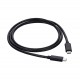 USB Type C to C Male Cable - USB C Data Cable - 1 Meter Cable Length - Black
