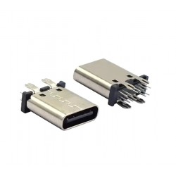 USB 3.1 Type C 14Pin Female Connector - Vertical Type - Through Hole PCB Mount USB 3.1 Type C 14Pin Female Connector - Vertical Type - Through Hole PCB Mount
