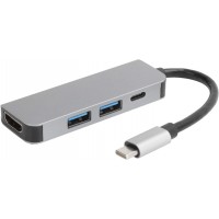 USB Type C 4-in-1 Multi-Port Adapter