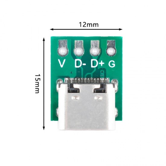 Voltify USB Type-C 4 Pin Female Connector Breakout