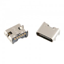 USB 3.1 Type-C 6Pin Female USB Connector SMD USB 3.1 Type-C 6Pin Female USB Connector SMD