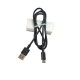 USB A male to Type C Male Cable - 1 meter - USB C Data Cable - UC-31 - Black