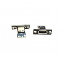 USB 3.1 Type-C 4 Pin Female Connector Jack With Fixing Plate