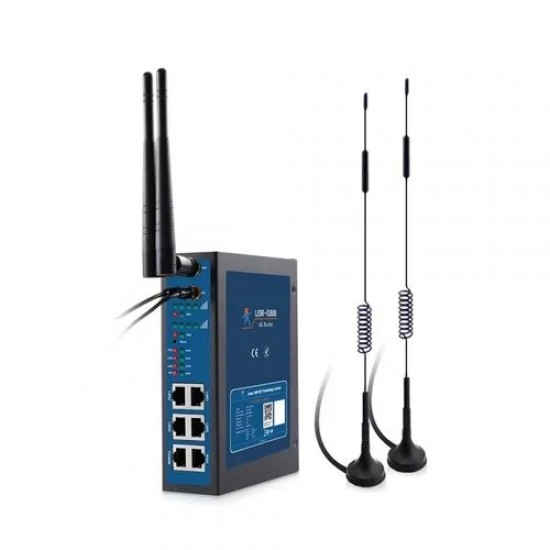 USR-G808 Dual Sim 4G LTE Wireless Industrial Cellular Router