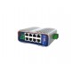 USR-ISF1008 Industrial Grade 8-Channel Ethernet Switch - DC 9.6-60V - Din Rail Mount