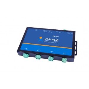 USR-N540-H7-4  4 Ports RS485 to Ethernet Converter Serial Device Server - Industrial Grade