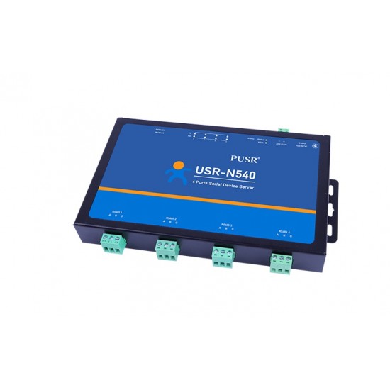 USR-N540-H7-4 4 Ports RS485 to Ethernet Converter Serial Device Server - Industrial Grade USR-N540-H7-4 4 Ports RS485 to Ethernet Converter Serial Device Server - Industrial Grade