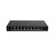 USR-S1210P Ethernet Switch, 8 Gigabit PoE Port, 1x Gigabit Ethernet Port, 1x SFP Gigabit Optical Port