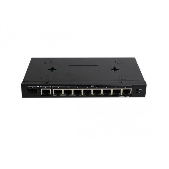USR-S1210P Ethernet Switch, 8 Gigabit PoE Port, 1x Gigabit Ethernet Port, 1x SFP Gigabit Optical Port