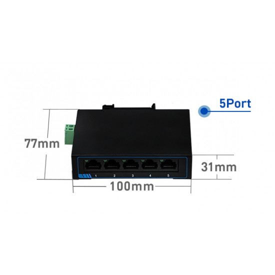 USR-SG1005 5-LAN Port 10/100/1000Mbps Gigabit Ethernet Unmanaged Switch
